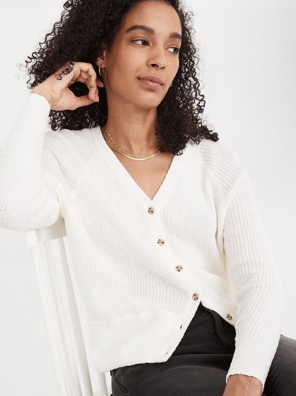 Madewell Maysville V-Neck Cardigan Sweater